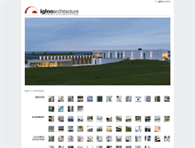 Tablet Screenshot of iglooarchitecture.ro